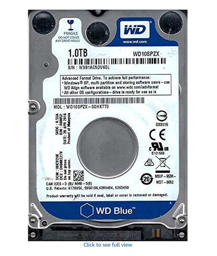 هادر 1 تيرا hdd